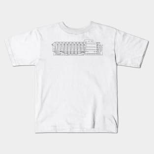 Balkrishna Doshi • Tagore Memorial Hall • Ahmedabad, India Kids T-Shirt